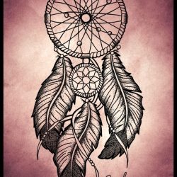 Dream Catcher Drawing Realistic Sketch