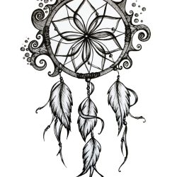 Dream Catcher Drawing Sketch