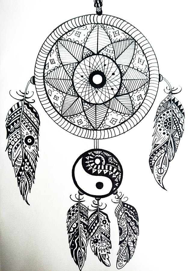 Dream Catcher Drawing