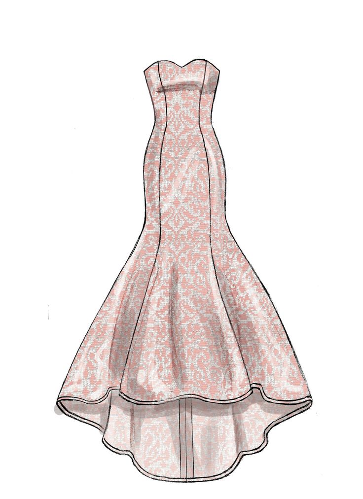 Dress Design Drawing Creative Style