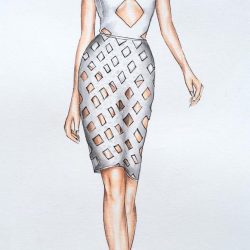 Dress Design Drawing Picture