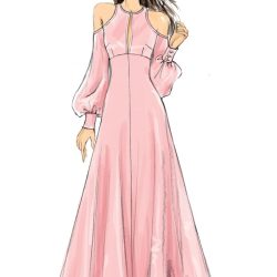 Dress Design Drawing Professional Artwork