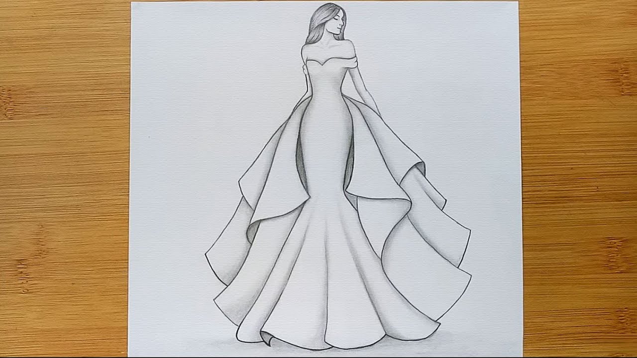 Dress Drawing Art