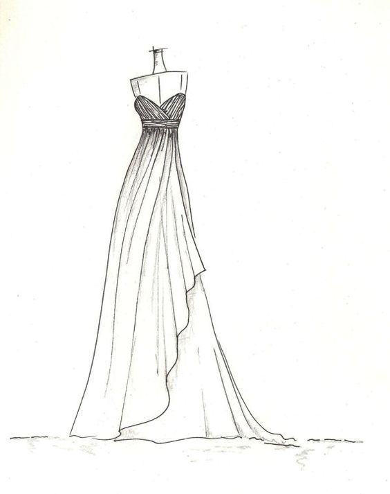 Dress Drawing Creative Style