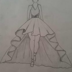 Dress Drawing Hand drawn Sketch