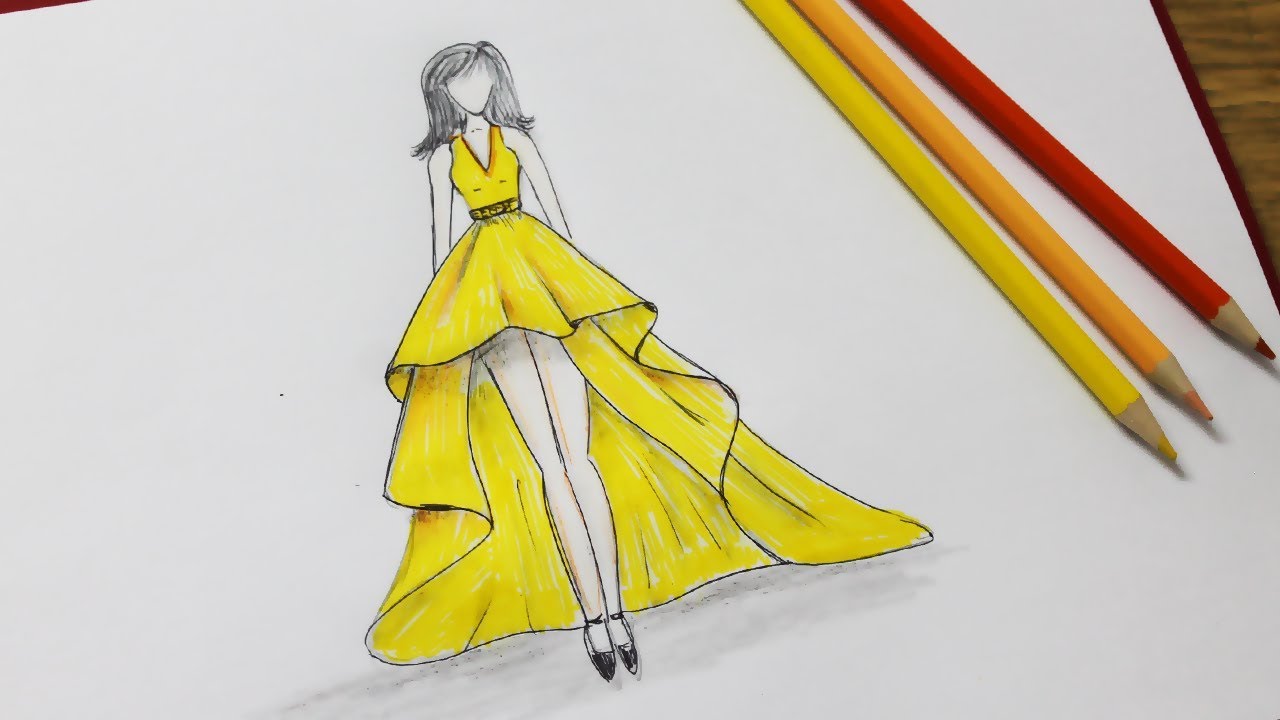 Dress Drawing Image