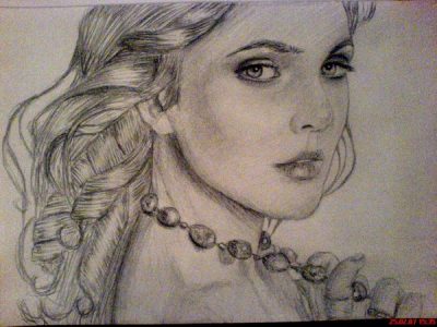 Drew Barrymore, Writer, Philanthropist, Producer, Actress Drawing