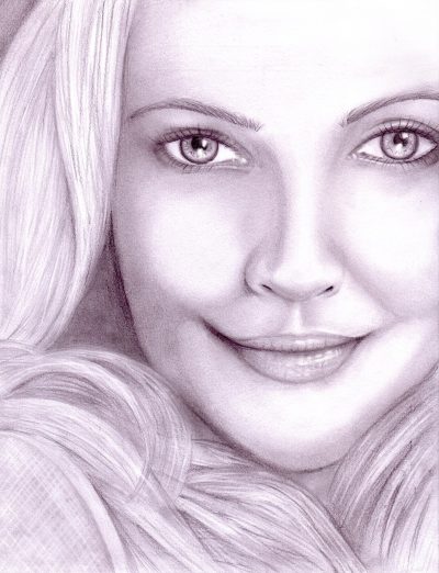 Drew Barrymore, Writer, Philanthropist, Producer, Actress Drawing