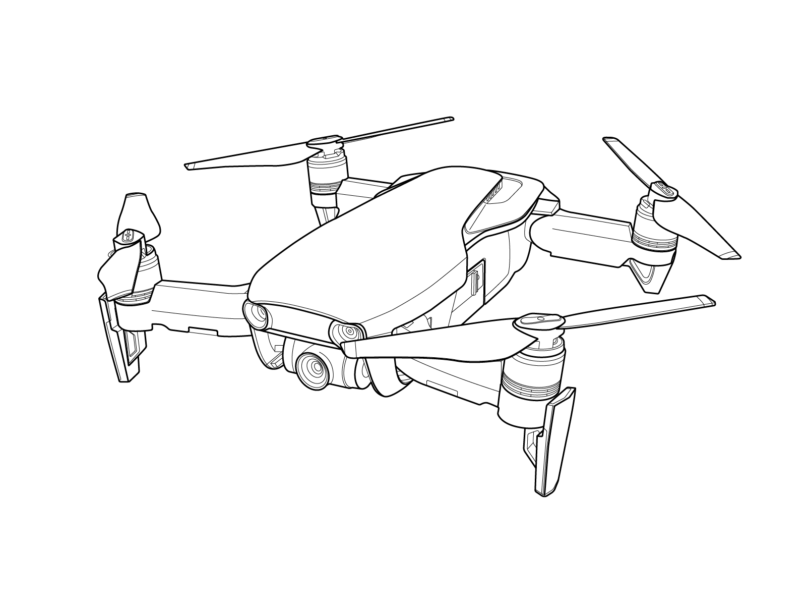 Drone Drawing Artistic Sketching