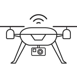 Drone Drawing Hand drawn Sketch