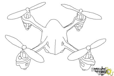 Drone, Photography, Aerial, Surveillance, Technology Drawing