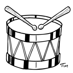 Drum Drawing Photo