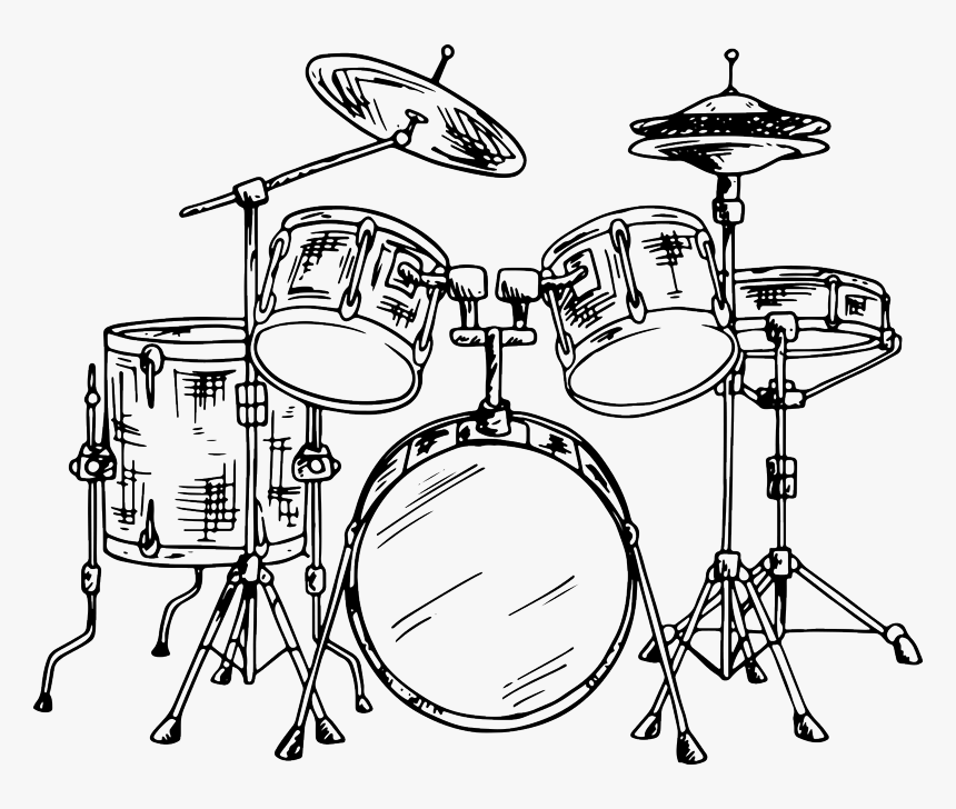 Drumming Drawing Realistic Sketch