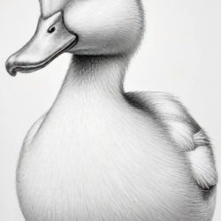 Duck Drawing Art Image