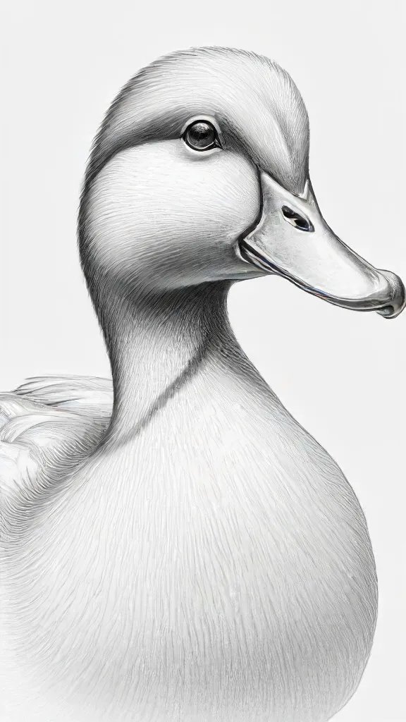 Duck Drawing Sketch Picture