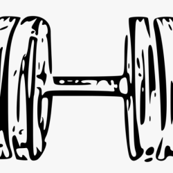 Dumbbell Drawing Stunning Sketch