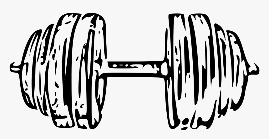 Dumbbell Drawing Stunning Sketch