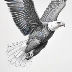 Eagle Flying Drawing Sketch Picture