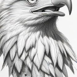 Eagle Head Drawing Sketch Image