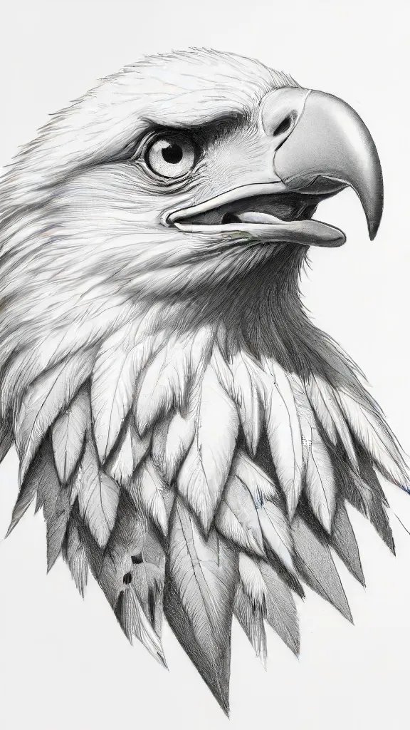 Eagle Head Drawing Sketch Image