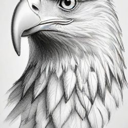 Eagle Head Drawing Sketch Photo