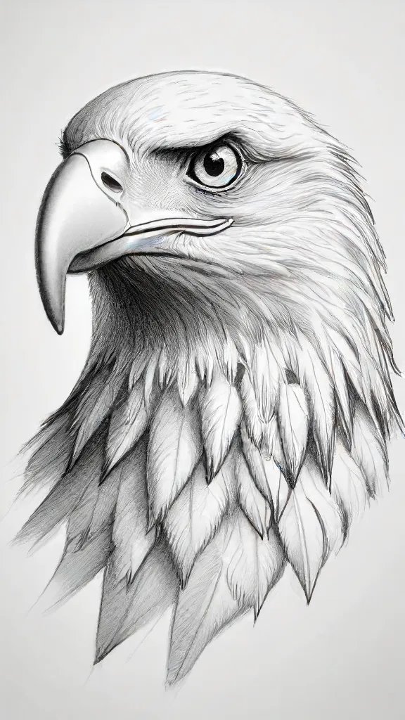 Eagle Head Drawing Sketch Photo