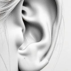 Ear Drawing Art Sketch Image