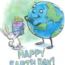 Earth Day Drawing Art
