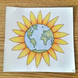 Earth Day Drawing Creative Style