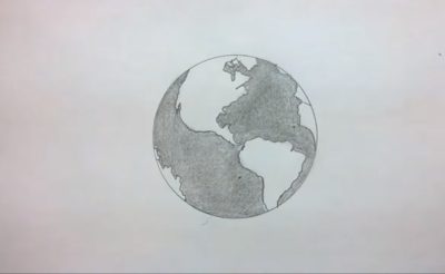 Earth, Planet, Habitat, Life, Nature Drawing