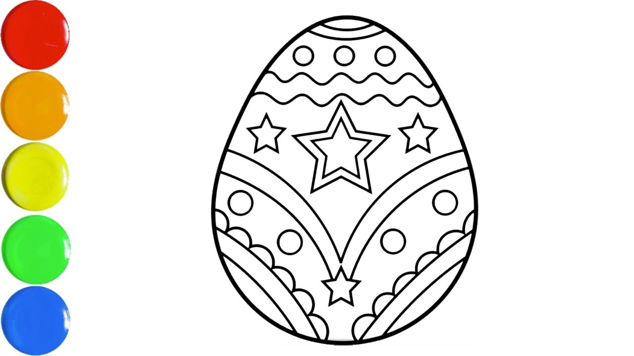 Easter Egg Drawing Amazing Sketch