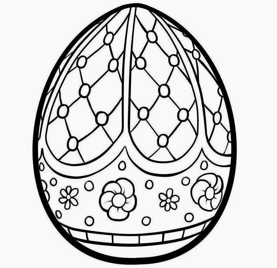 Easter Egg Drawing Sketch