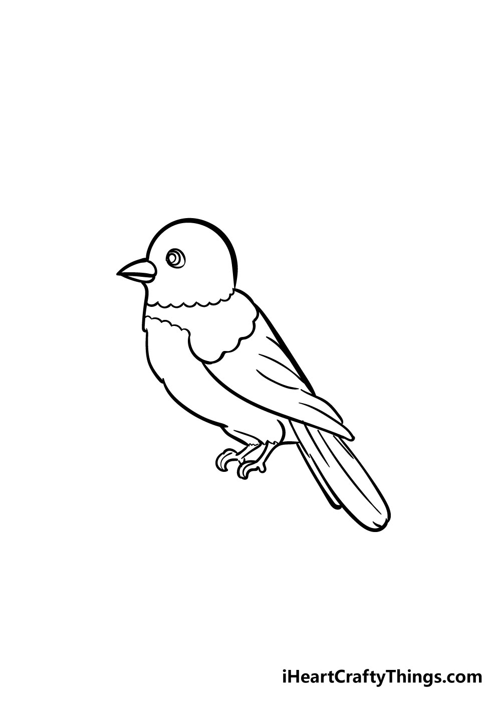 Easy Bird Drawing Fine Art