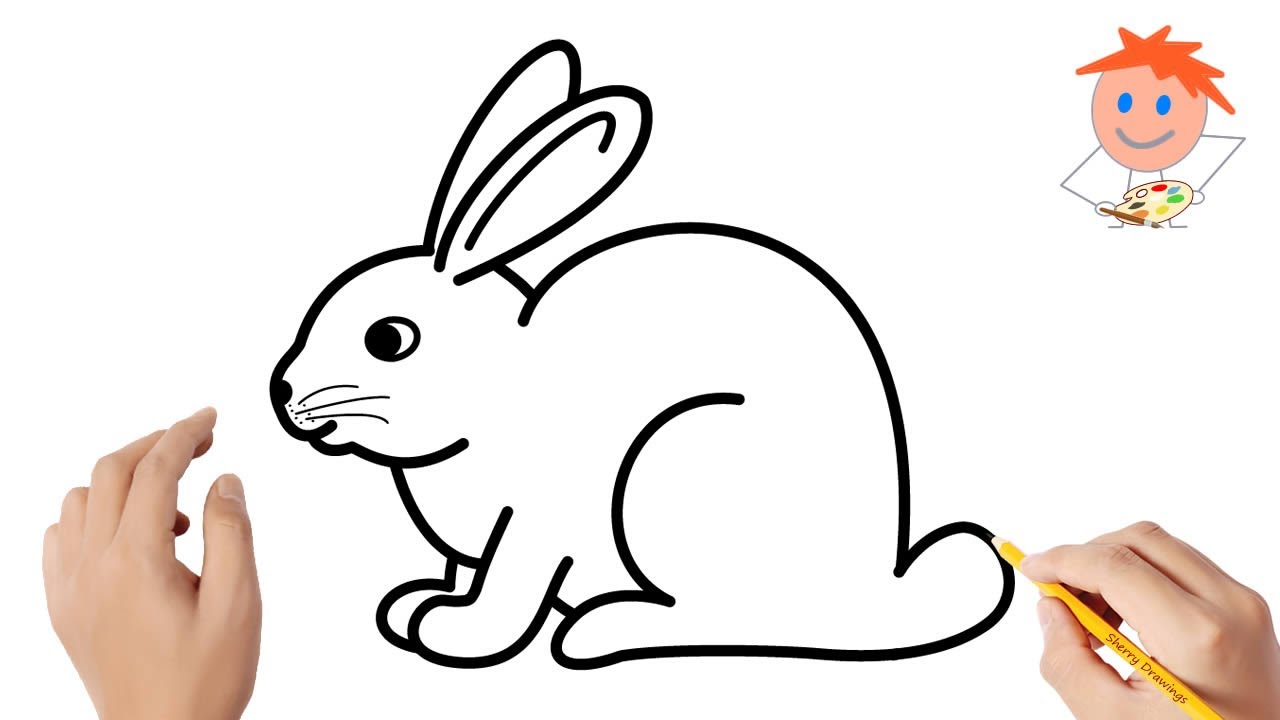 Easy Bunny Drawing Creative Style