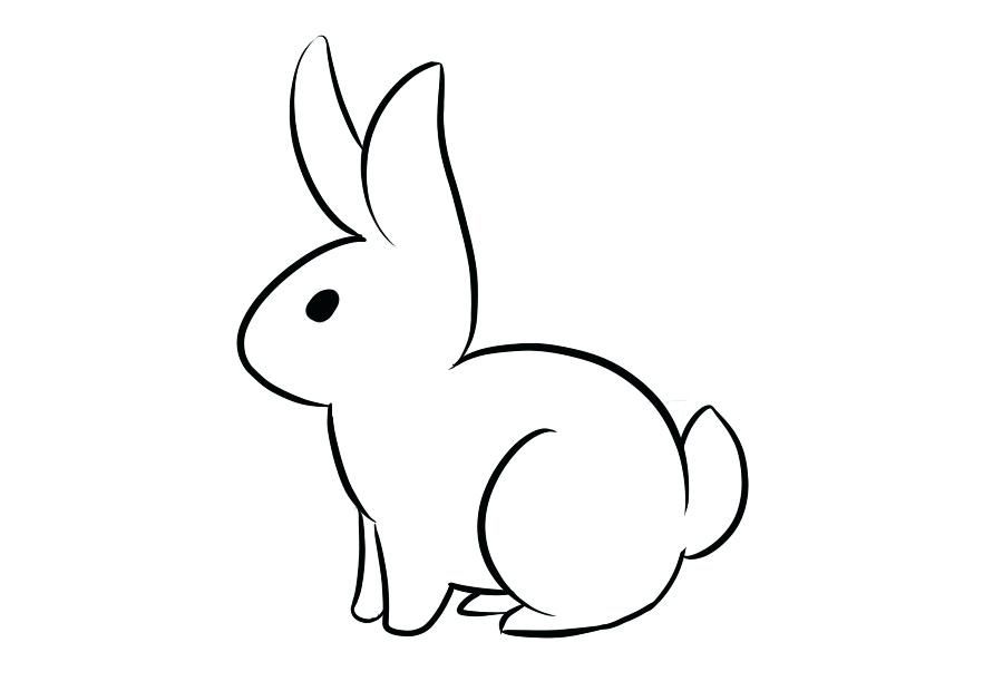 Easy Bunny Drawing