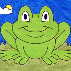 Easy Frog Drawing Picture