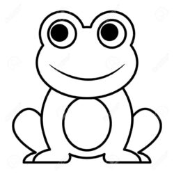 Easy Frog Drawing Stunning Sketch