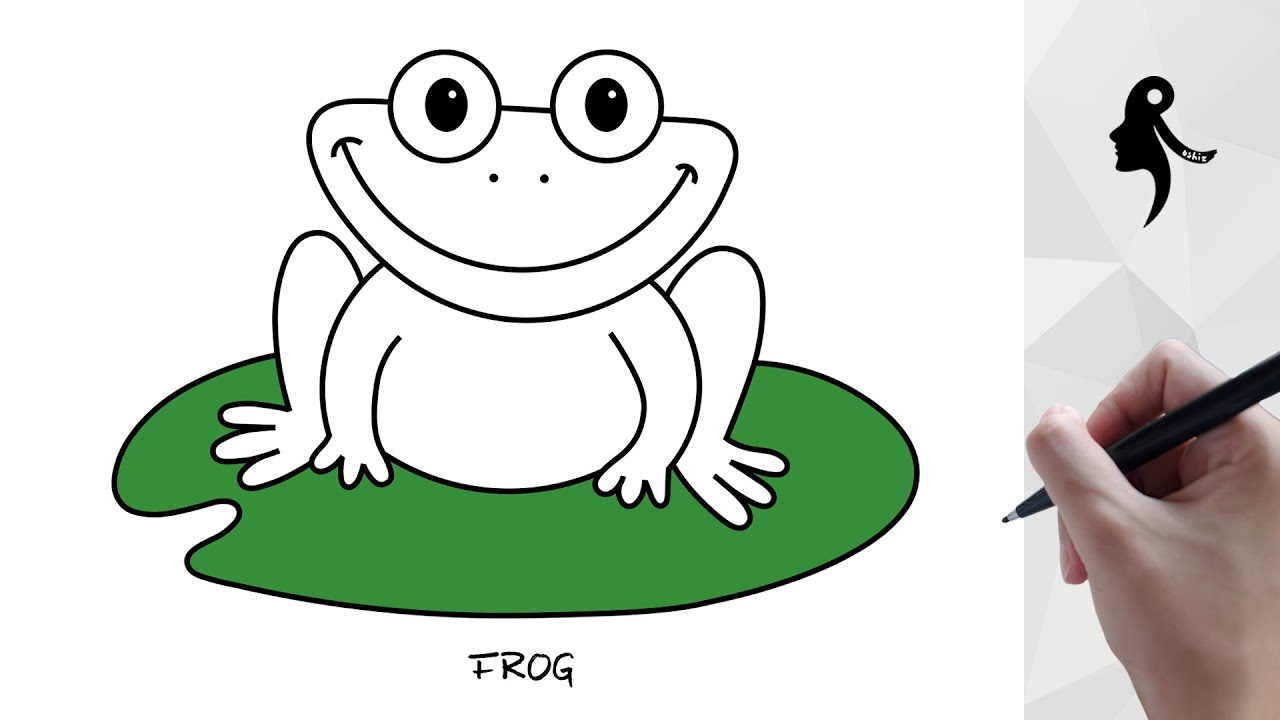 Easy Frog Drawing