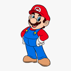 Easy Mario Drawing Art