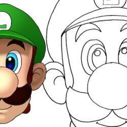 Easy Mario Drawing Stunning Sketch