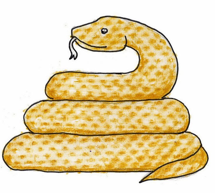 Easy Snake Drawing Intricate Artwork