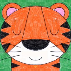 Easy Tiger Drawing Creative Style