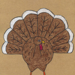 Easy Turkey Drawing