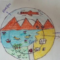 Ecosystem Drawing Artistic Sketching