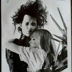 Edward Scissorhands Drawing