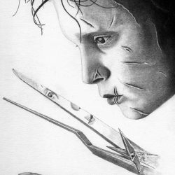 Edward Scissorhands Drawing Art