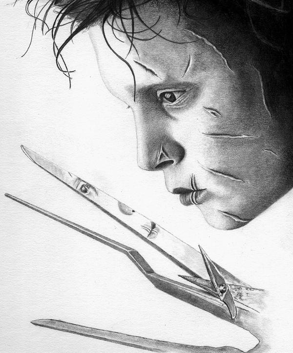 Edward Scissorhands Drawing Art