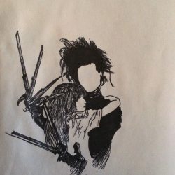 Edward Scissorhands Drawing Fine Art