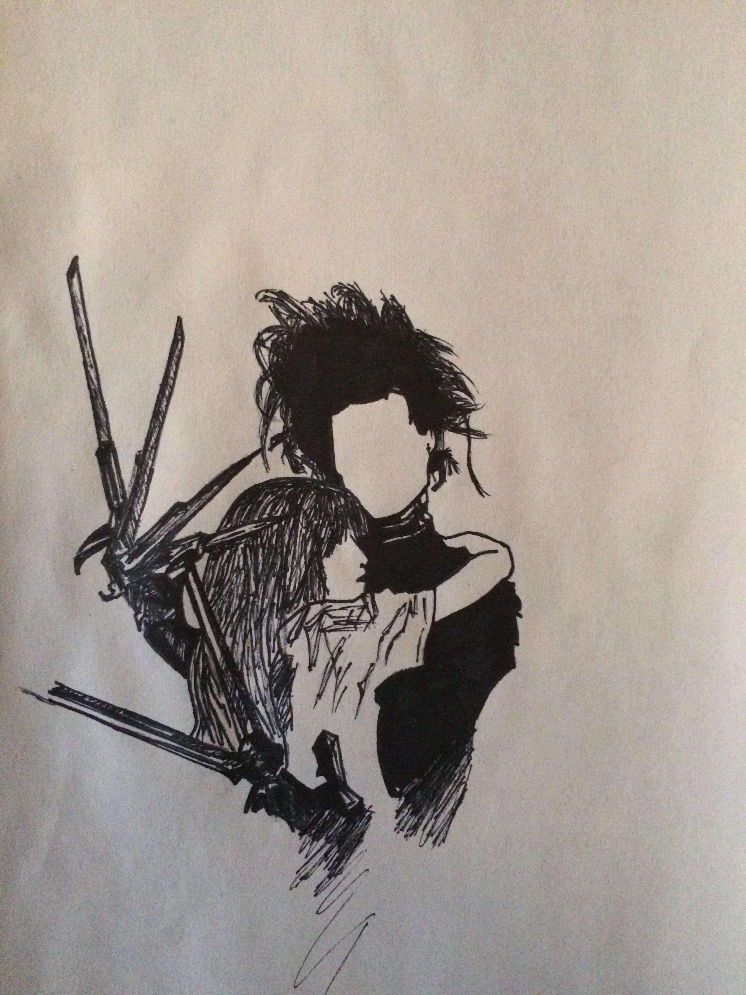 Edward Scissorhands Drawing Fine Art