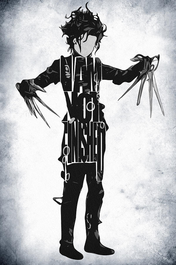 Edward Scissorhands Drawing Sketch